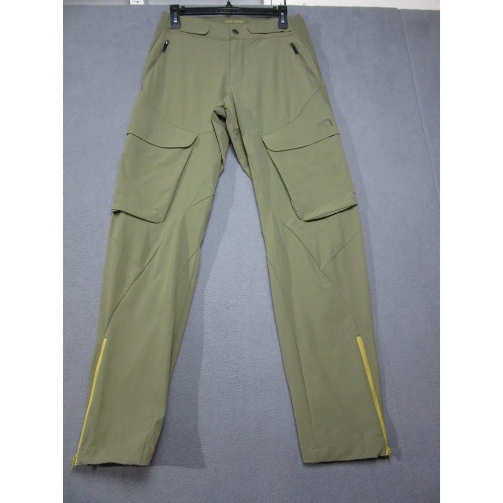 Kari Traa Pants Womens Medium Green Voss Hiking Cargo Softshell Outdoor Tech